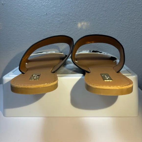 Qupid Cow Print Slide Sandals size 8.5 - Picture 9 of 9